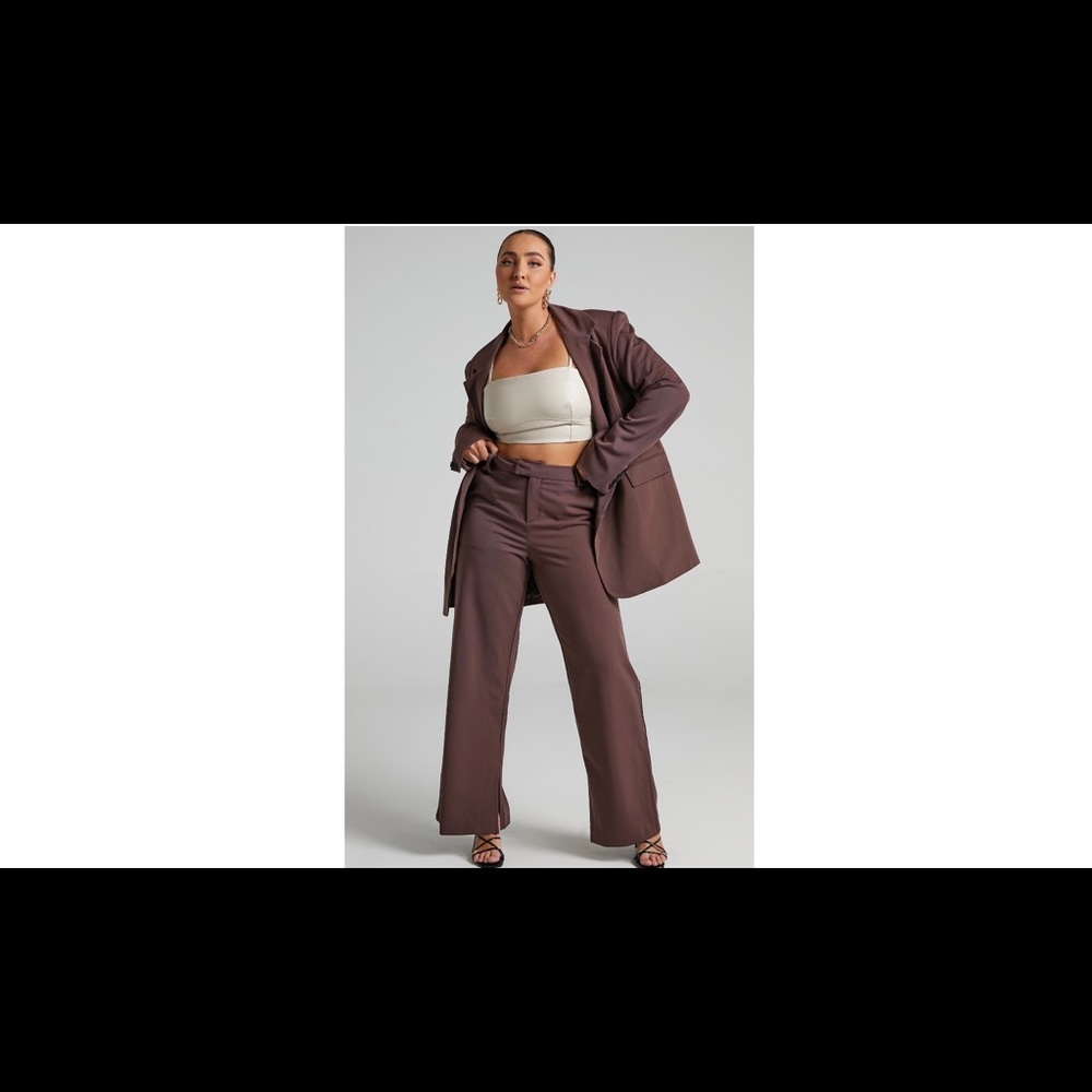 Oversized brown blazer - Picture 2 of 2